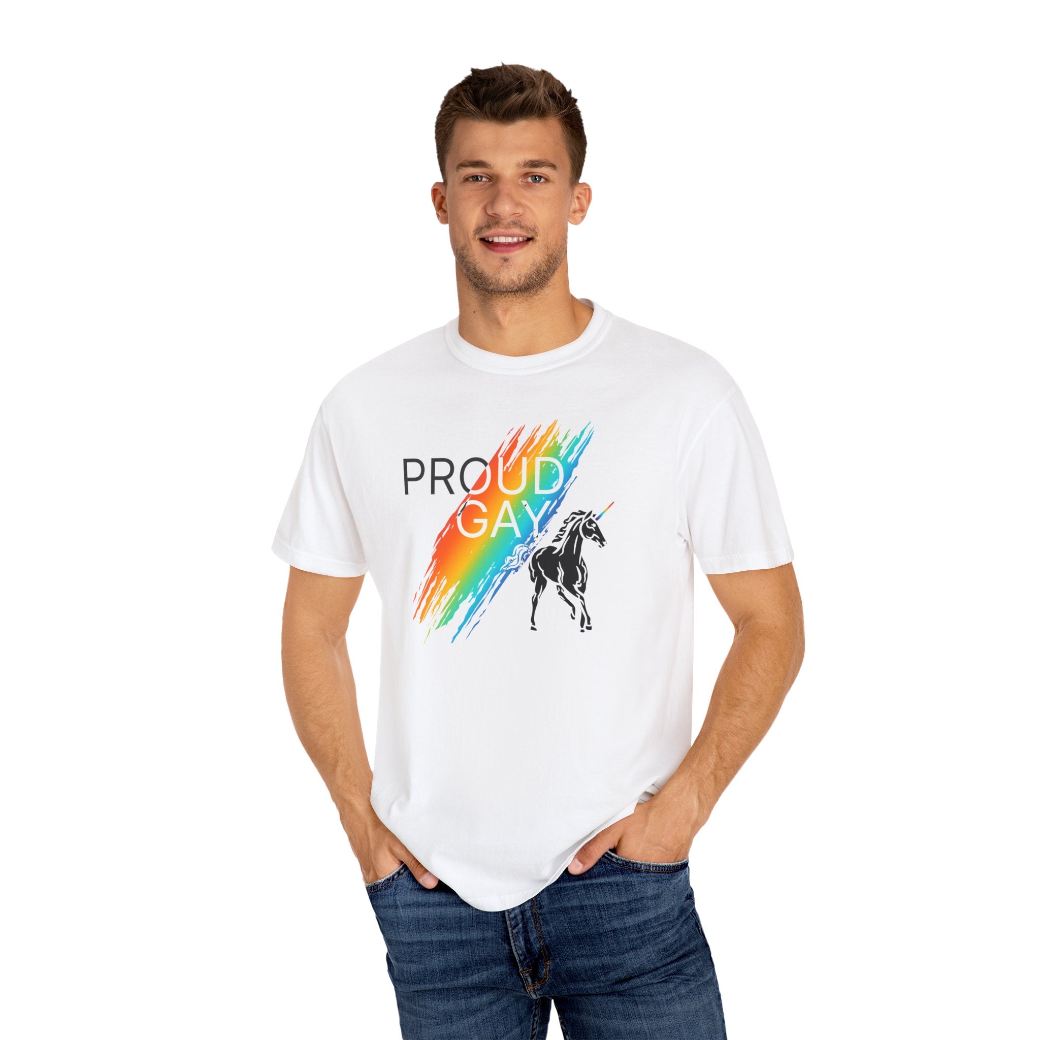 Proud Gay Rainbow Unicorn T-Shirt